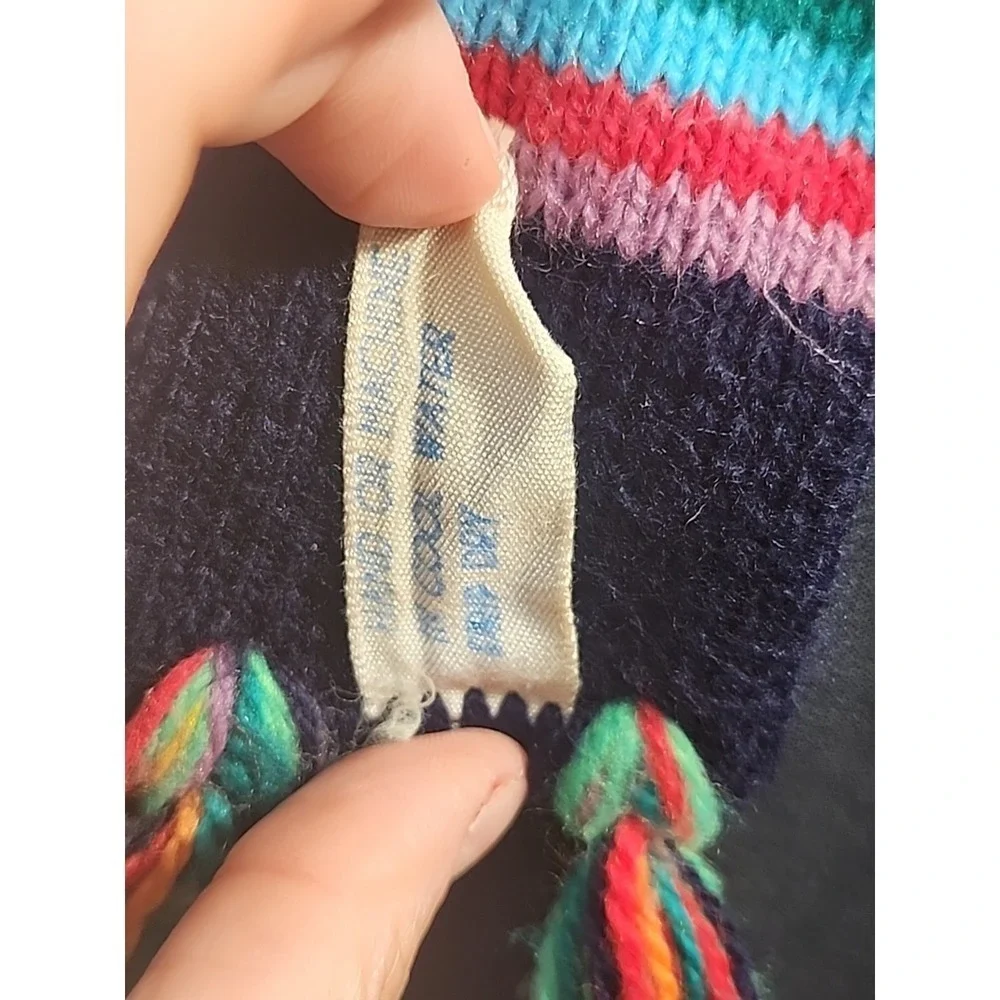 Vintage LGTBQ parrot Scarf Rainbow Osfm